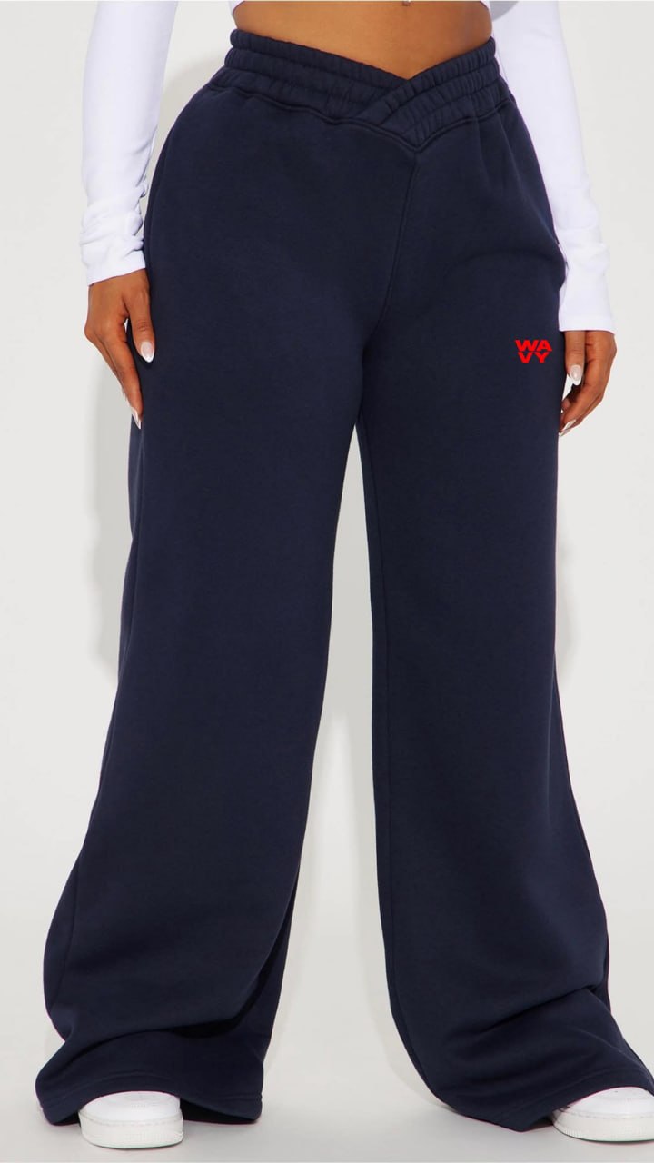 Lady WAVY Navy Sweats