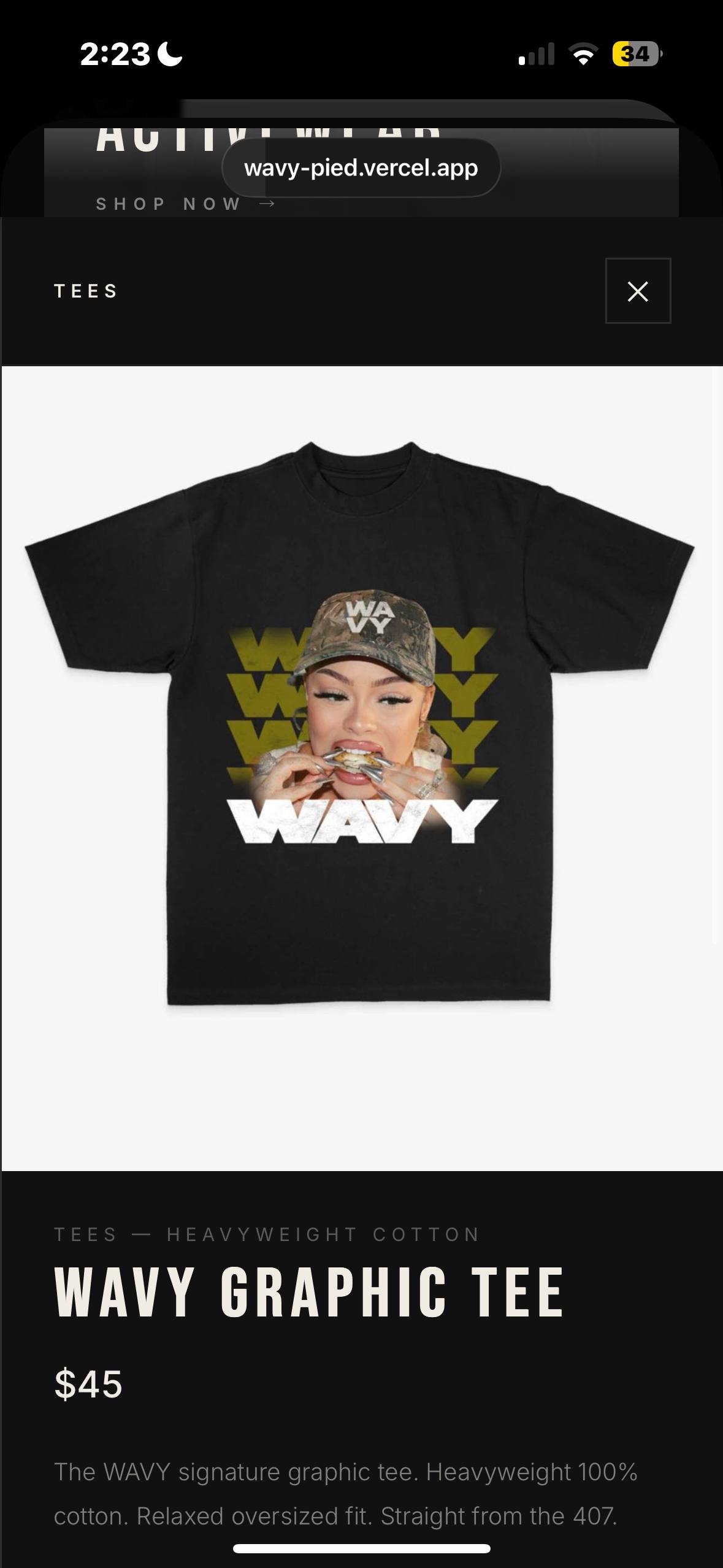 WAVY Latto Wing Tee